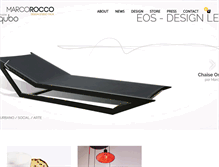 Tablet Screenshot of marcoroccodesign.com